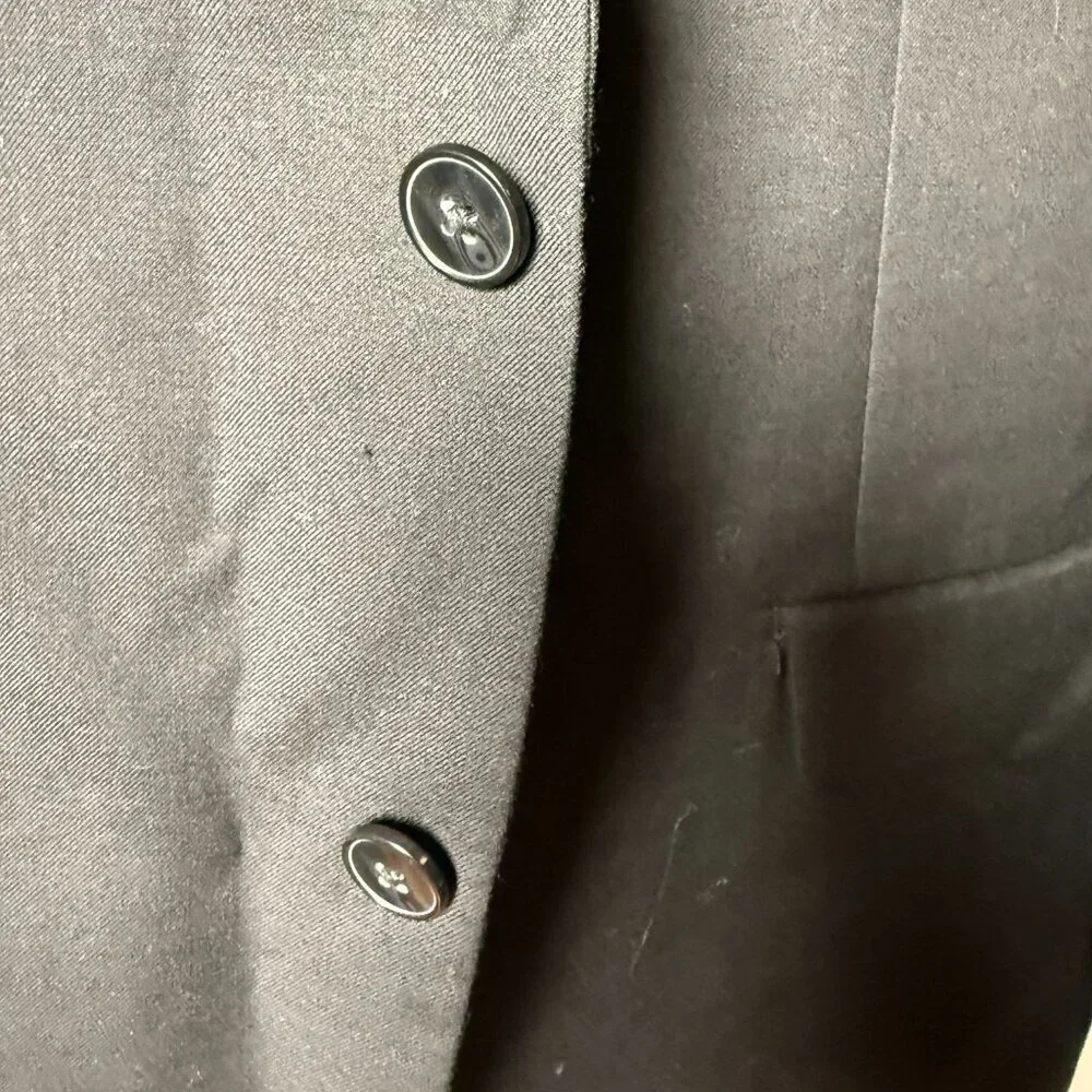 Calvin Klein 100% Wool Black Men's Blazer Size 42R